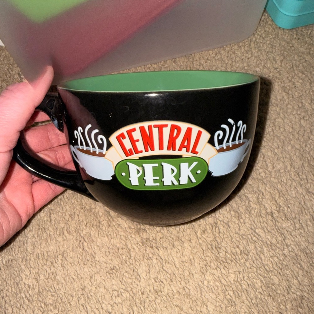 Central Perk Black Coffee Mug